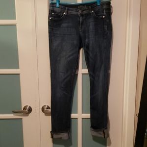 Dark Demin Jeans with Subtle Light Wash